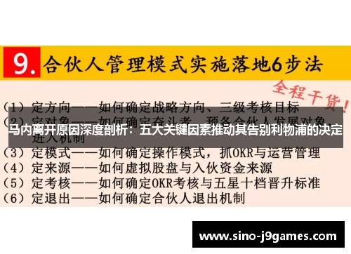 马内离开原因深度剖析:五大关键因素推动其告别利物浦的决定 马内离开原因深度剖析:五大关键因素推动其告别利物浦的决定